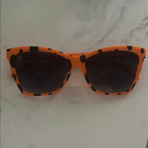 Goose Polka Dot Orange Sunglasses - Picture 1 of 3
